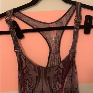 Boho racer back tank